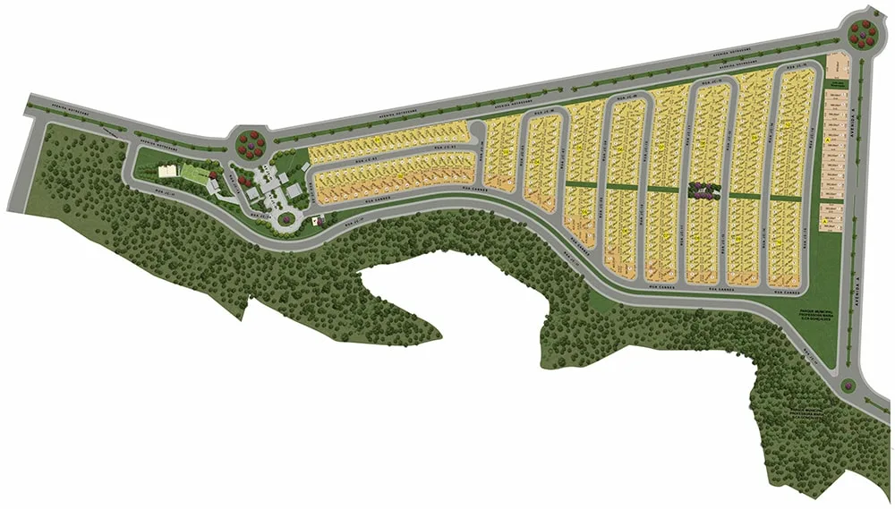 Implantação Jardins cannes