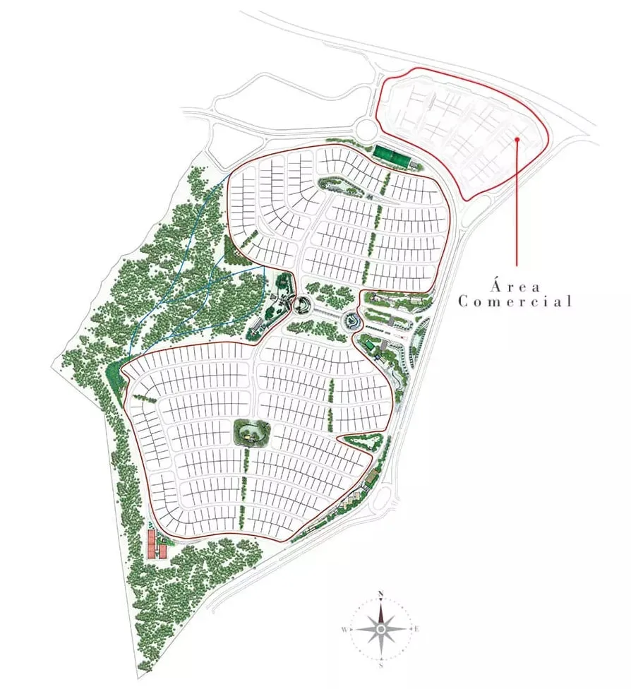 Implantação Jardins franca