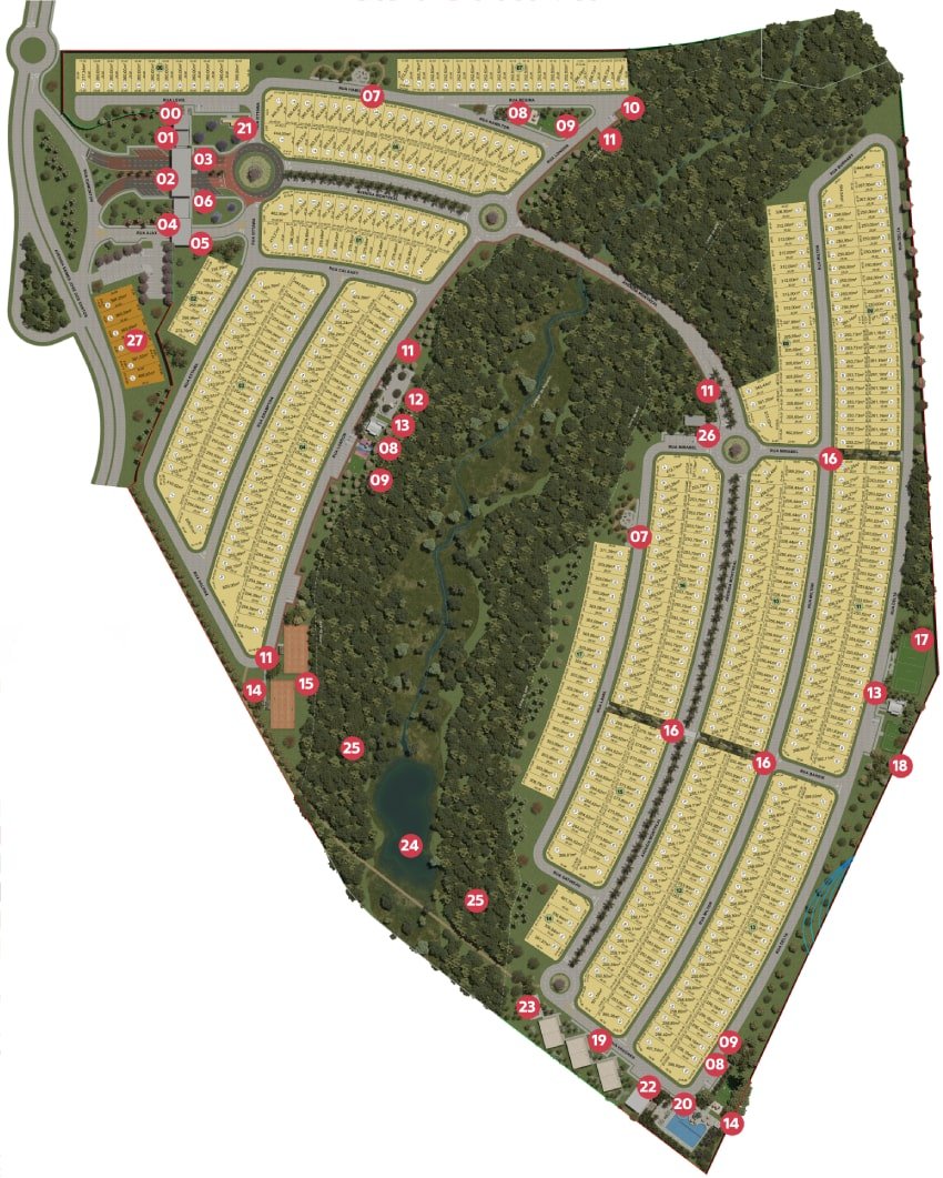 Implantação Jardins montreal
