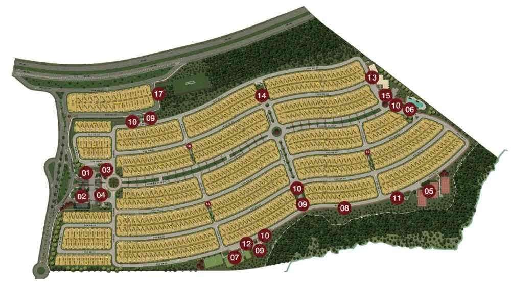 Implantação Jardins quebec