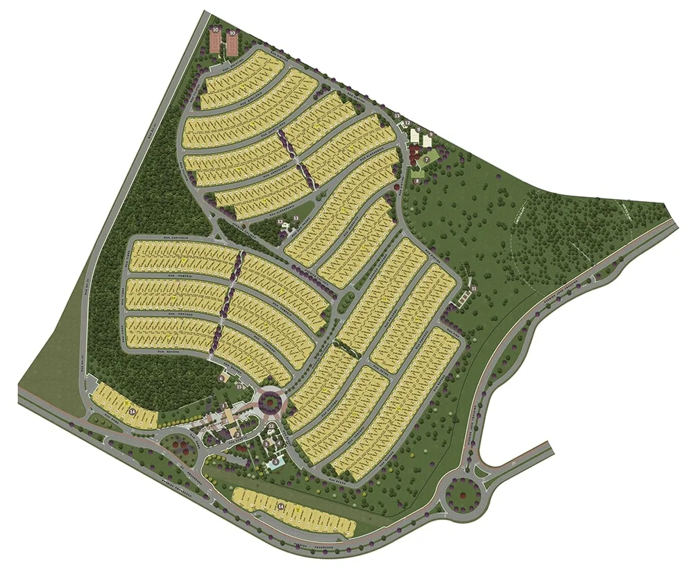 Implantação Jardins roma