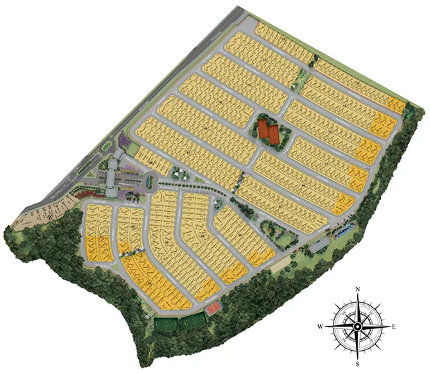 Implantação Jardins versalhes