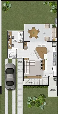 Casa Sobrado - 3 suítes - 150 m2